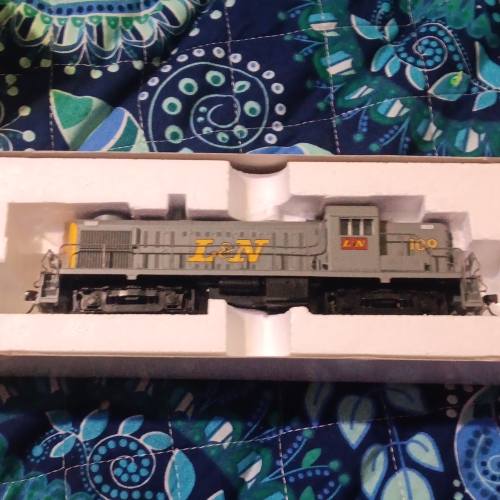 Gray and Yellow Locomotive Model Train